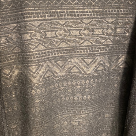 Janina women’s burn out print navy 3/4 sleeve cardigan size 6 EUC - Picture 2 of 5